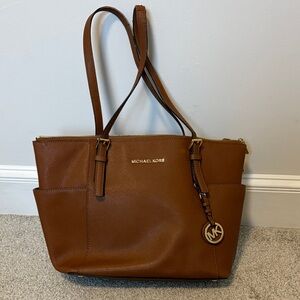 Michael Kors Tan Leather Tote